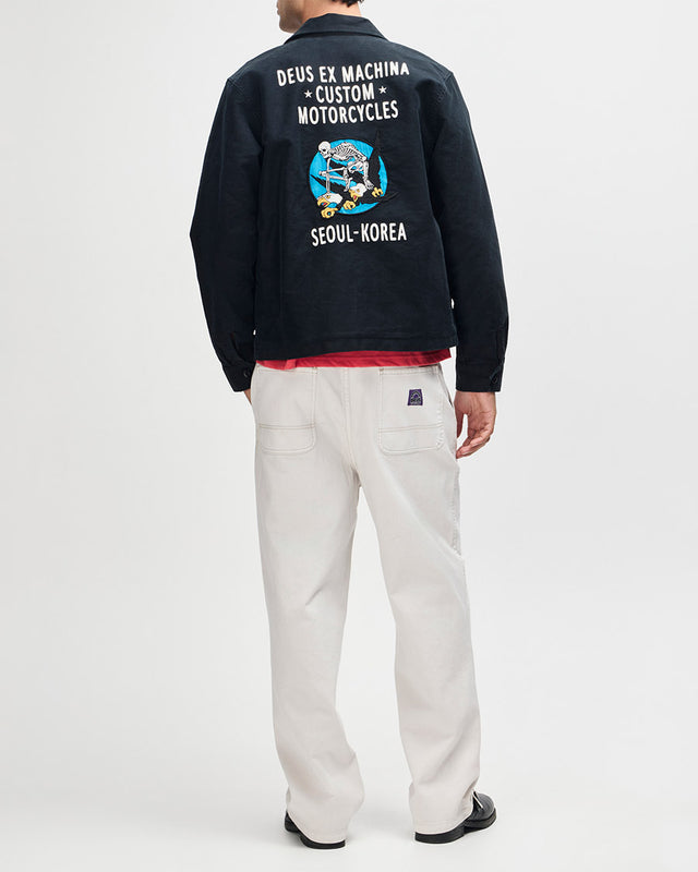 Jaqueta Regular Fit Fugazi Souvenir - Preta