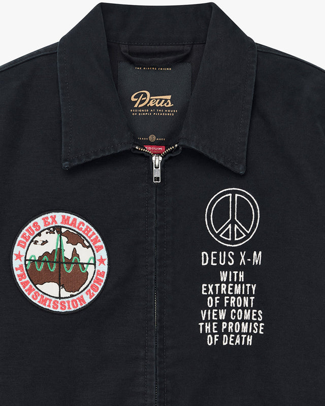 Jaqueta Regular Fit Fugazi Souvenir - Preta