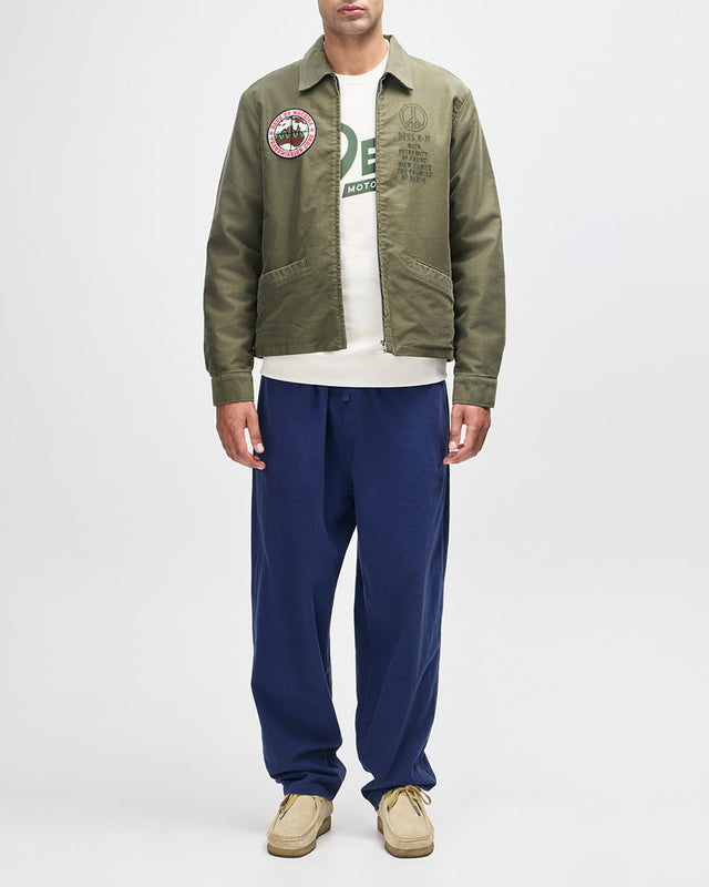 Jaqueta Regular Fit Fugazi Souvenir - Verde Militar