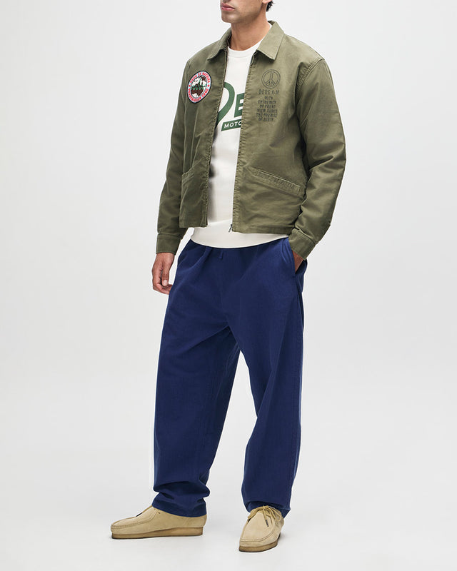 Jaqueta Regular Fit Fugazi Souvenir - Verde Militar