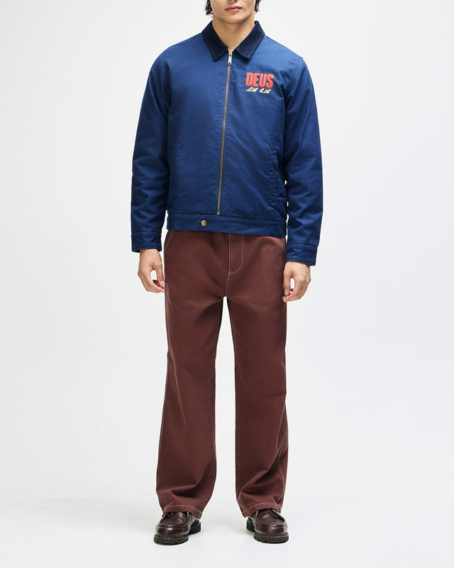 Jaqueta Relaxed Fit Cutaway - Marinho