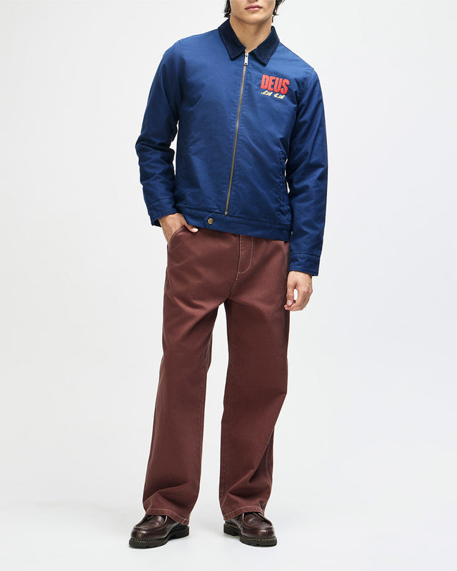 Jaqueta Relaxed Fit Cutaway - Marinho