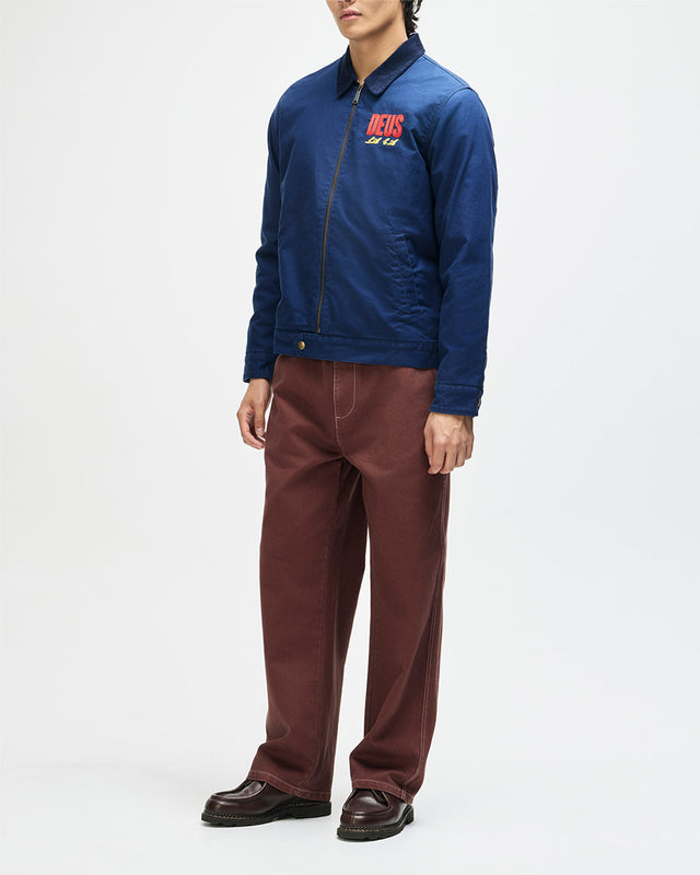 Jaqueta Relaxed Fit Cutaway - Marinho