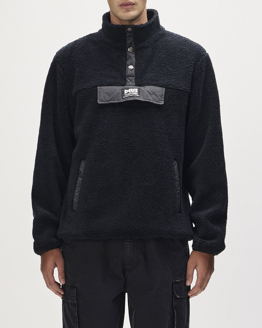 Jaqueta Relaxed Fit Discovery Sherpa Fleece - Chumbo – Deus Ex