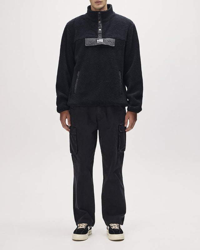 Jaqueta Relaxed Fit Discovery Sherpa Fleece - Chumbo