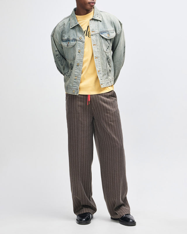 Jaqueta Relaxed Fit Mephistopheles - Azul
