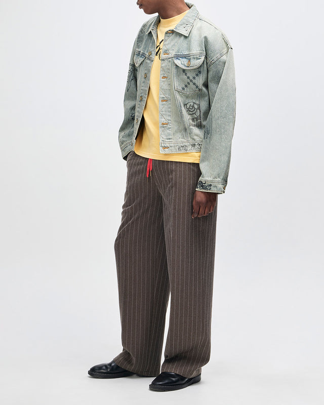 Jaqueta Relaxed Fit Mephistopheles - Azul