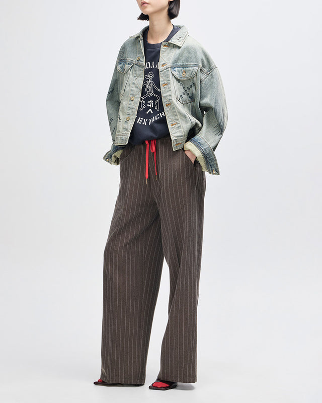Jaqueta Relaxed Fit Mephistopheles - Azul