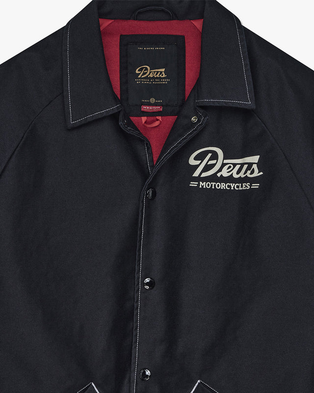 Jaqueta Relaxed Fit Silos Mechanic - Preta