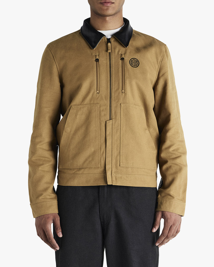 Jaqueta Regular Fit Road Mesh - Khaki – Deus Ex Machina Brasil