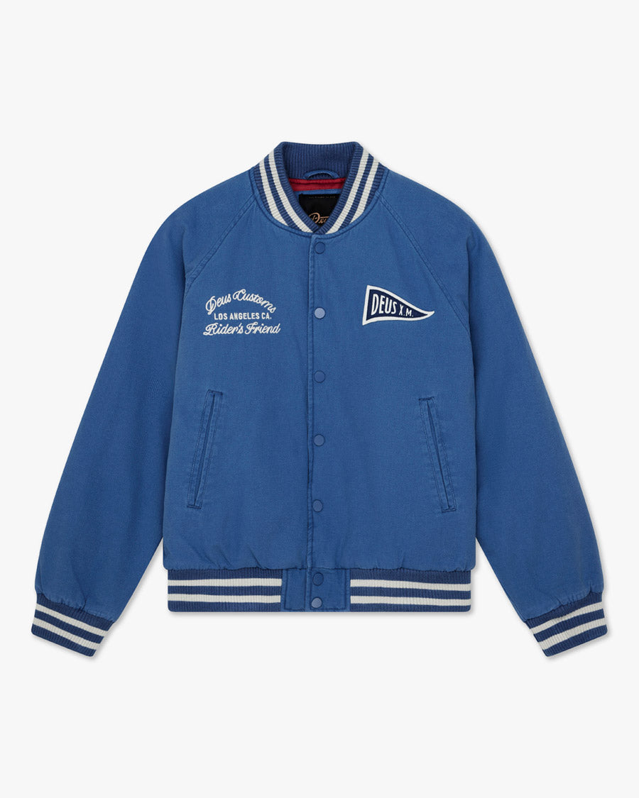 Jaqueta Bomber Stadium - Azul – Deus Ex Machina Brasil