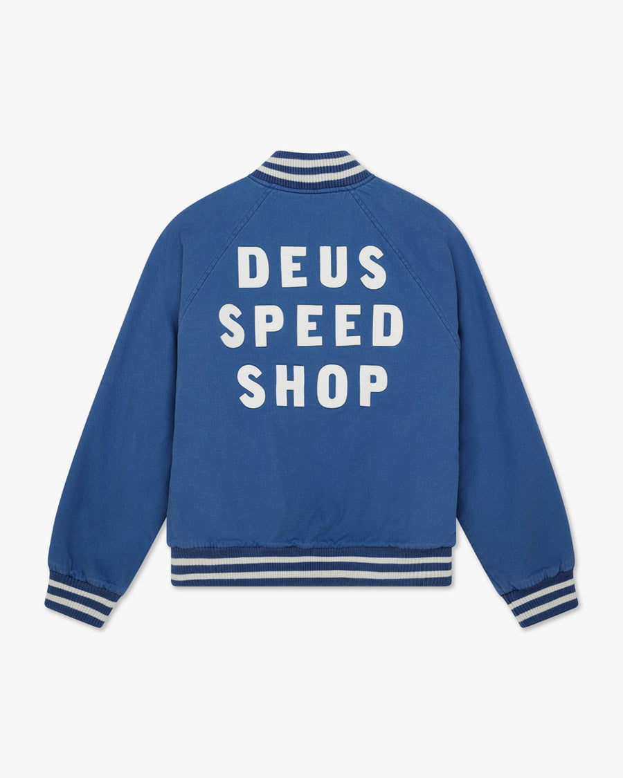 Jaqueta Bomber Stadium - Azul – Deus Ex Machina Brasil