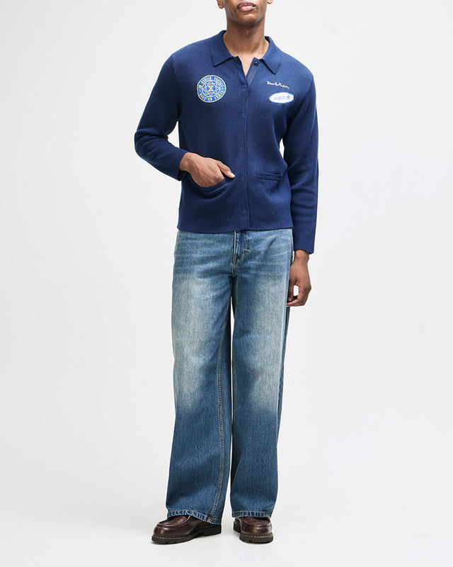 Jaqueta Tricot Valdorf - Marinho