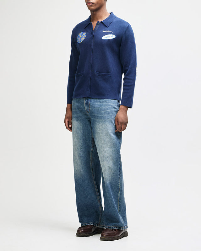 Jaqueta Tricot Valdorf - Marinho
