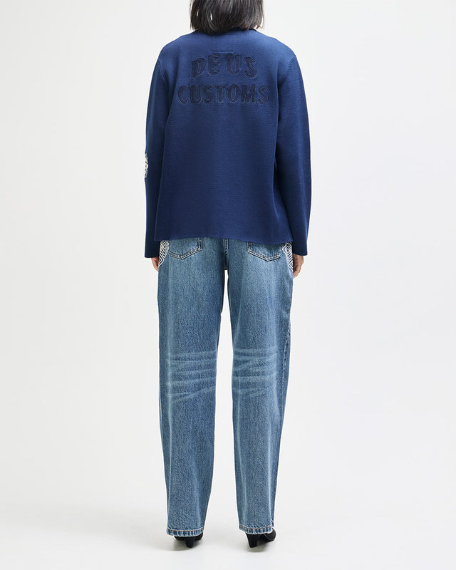 Jaqueta Tricot Valdorf - Marinho