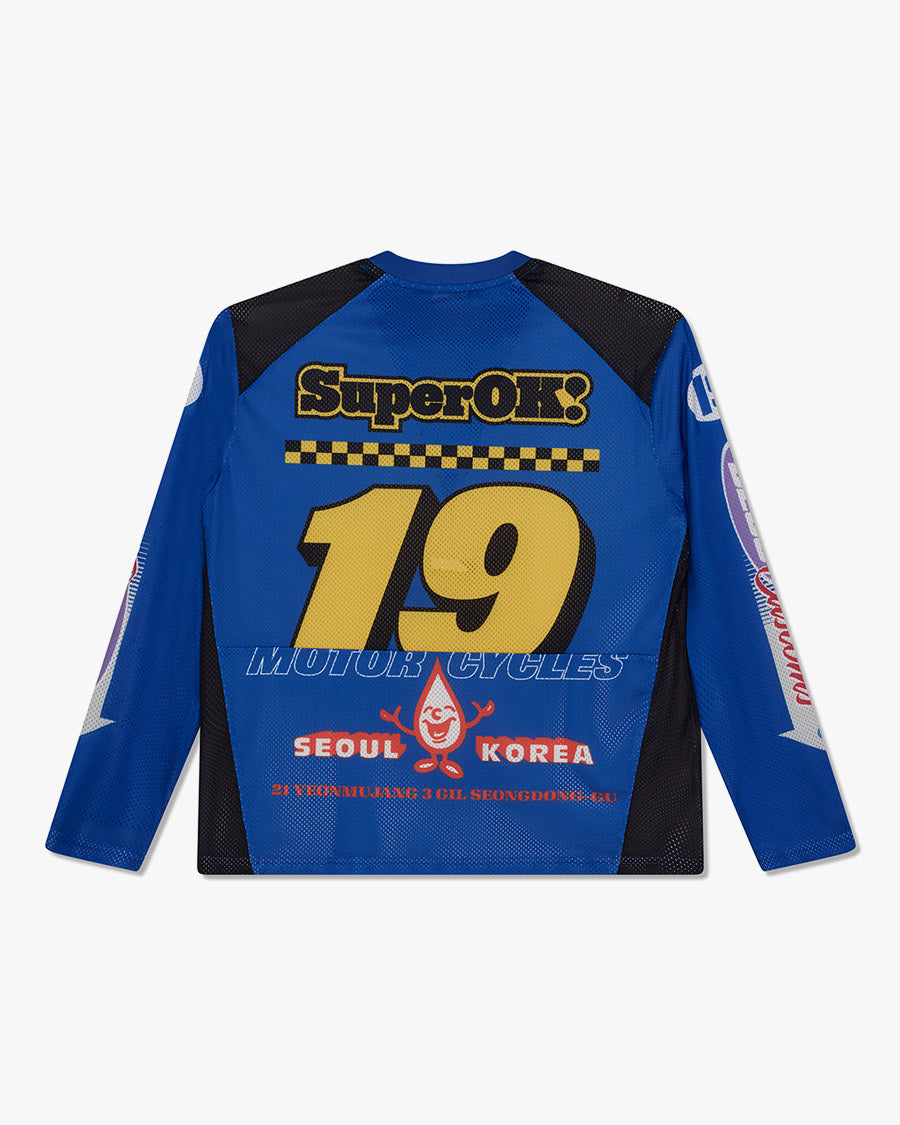 Moto Jersey Box Fit Moss Gather - Azul – Deus Ex Machina Brasil