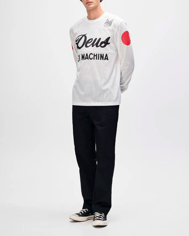 Moto Jersey Regular Fit Saber - Branca