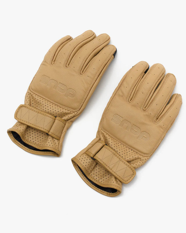 Luva de Couro Riders Friend - Bege