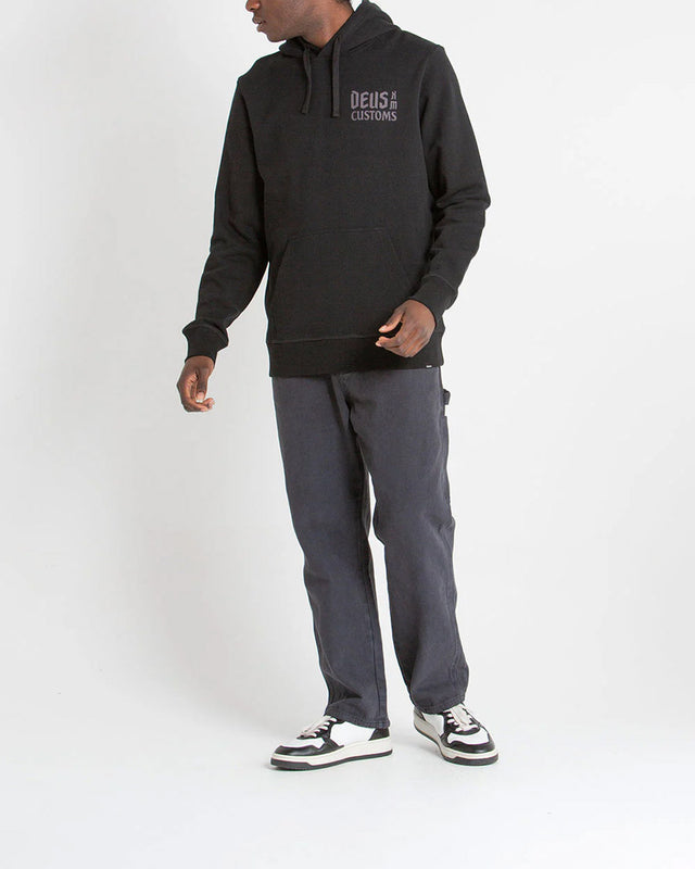 Moletom Canguru Regular Fit Ensembles - Preto