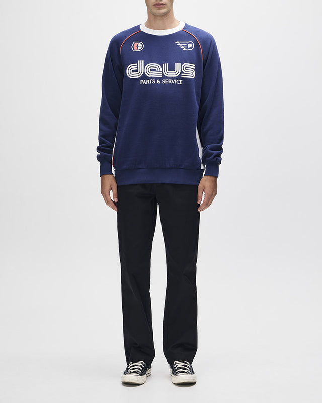 Moletom Careca Loose Fit Power Shift - Marinho