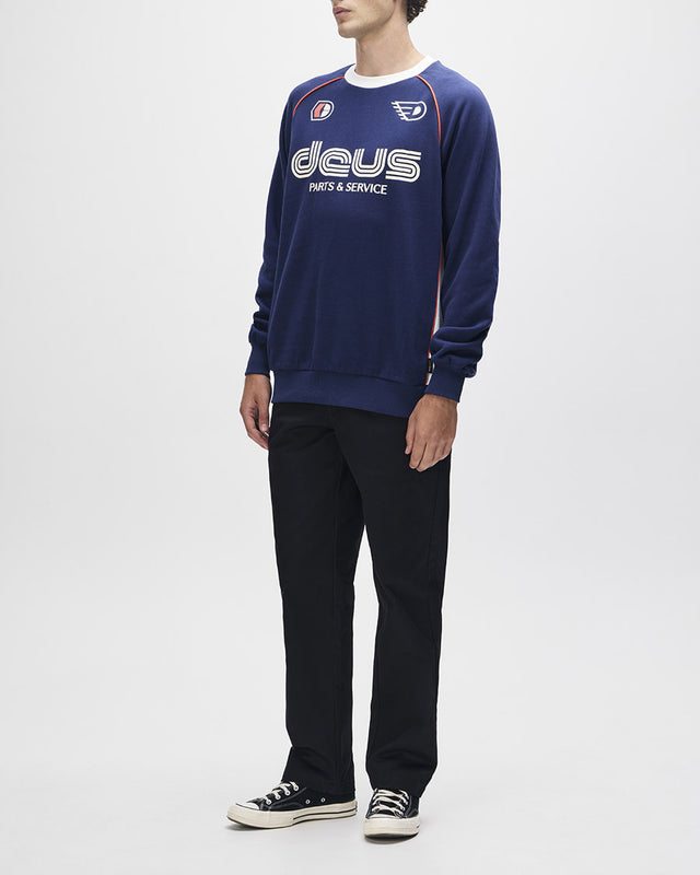 Moletom Careca Loose Fit Power Shift - Marinho