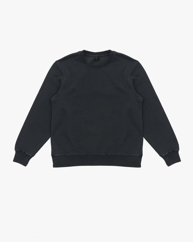 Moletom Box Fit Shield Garment Dyed - Chumbo