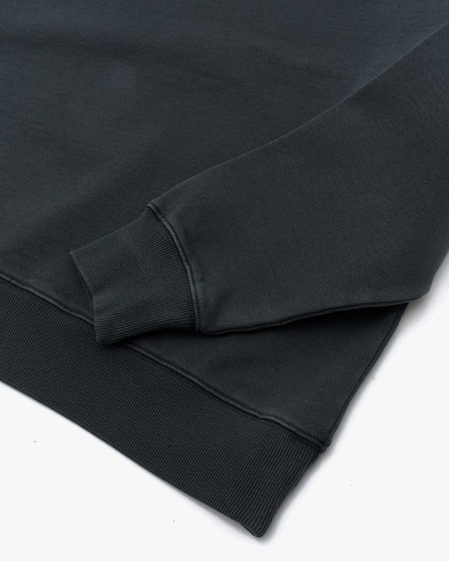Moletom Box Fit Shield Garment Dyed - Chumbo