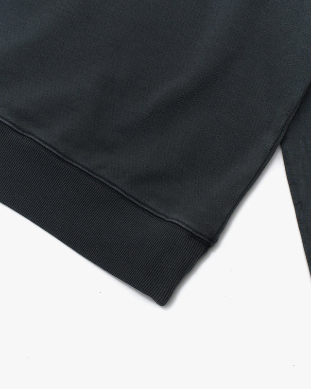 Moletom Box Fit Shield Garment Dyed - Chumbo