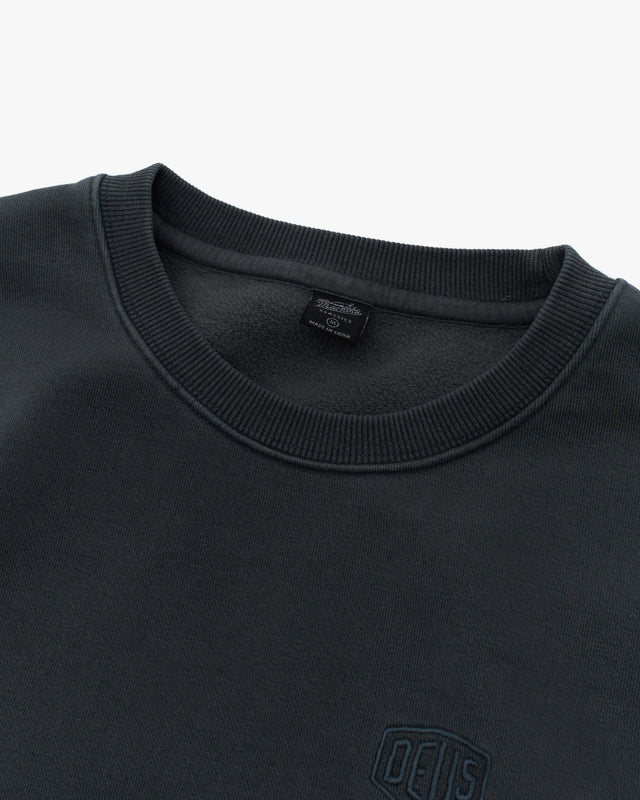 Moletom Box Fit Shield Garment Dyed - Chumbo