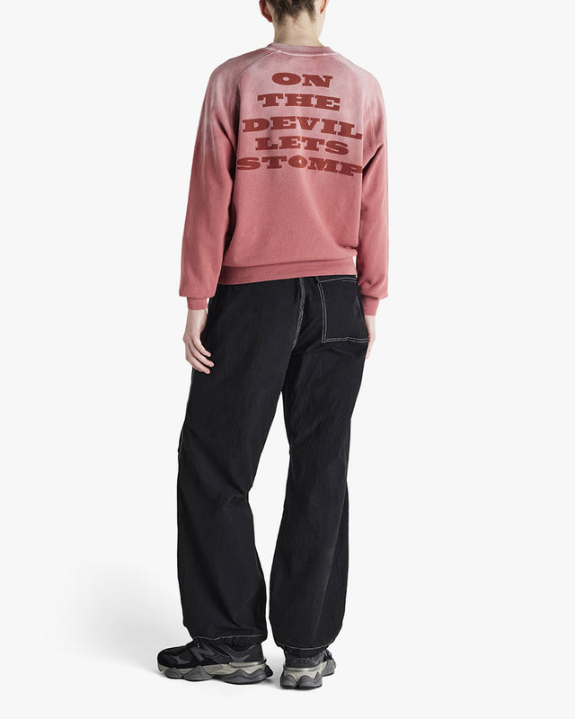 Moletom Oversized Careca Fabienne - Vermelho