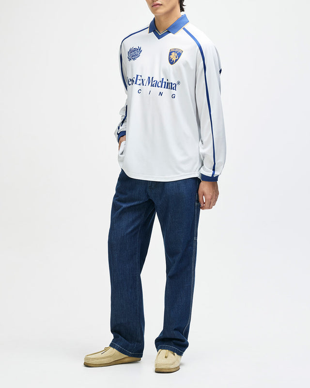 Moto Jersey Loose Fit Galactico - Branca