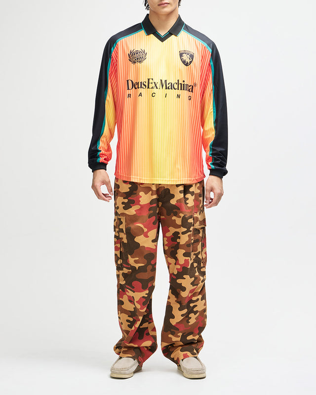 Moto Jersey Loose Fit Galactico - Laranja