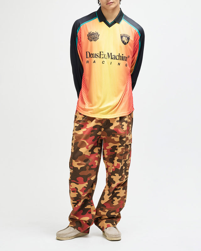 Moto Jersey Loose Fit Galactico - Laranja