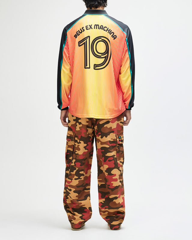 Moto Jersey Loose Fit Galactico - Laranja