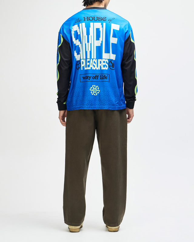 Moto Jersey Loose Fit Manhole - Preta