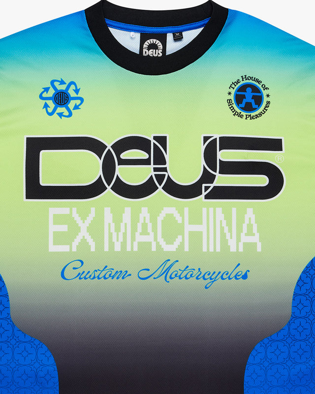 Moto Jersey Loose Fit Manhole - Preta