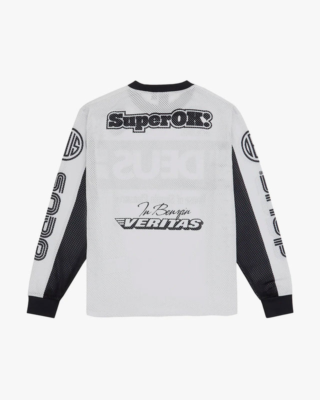 Moto Jersey Loose Fit Off Road MX - Off White