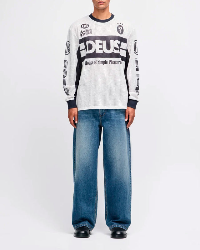 Moto Jersey Loose Fit Off Road MX 2.0 - Off White