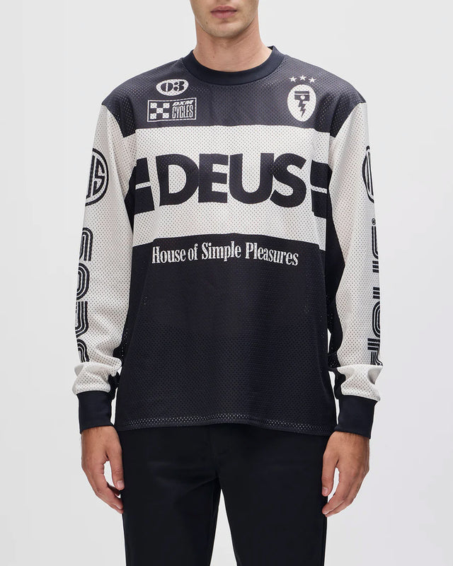 Moto Jersey Loose Fit Off Road MX - Preta