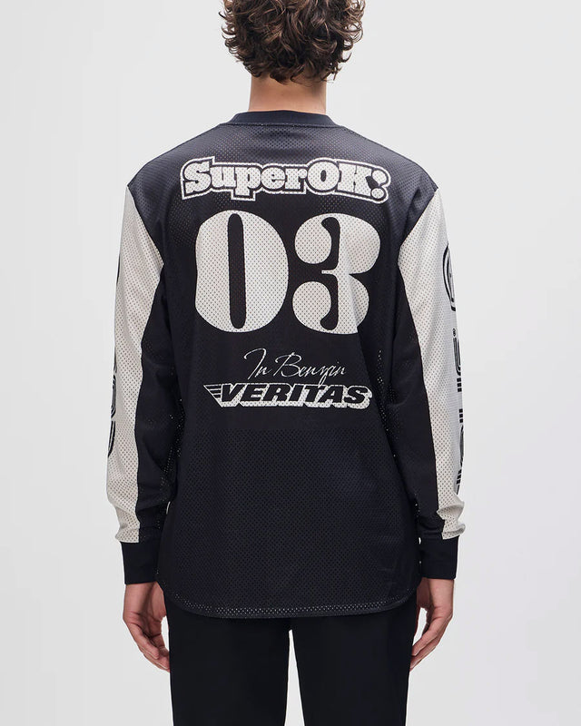 Moto Jersey Loose Fit Off Road MX - Preta