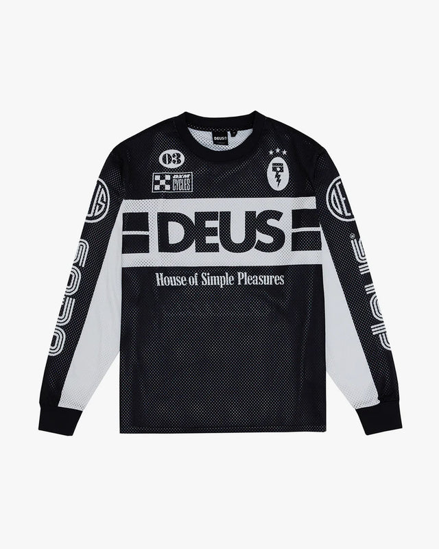 Moto Jersey Loose Fit Off Road MX - Preta