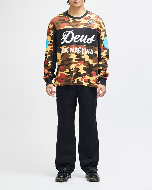 Moto Jersey Loose Fit Ombre - Bege