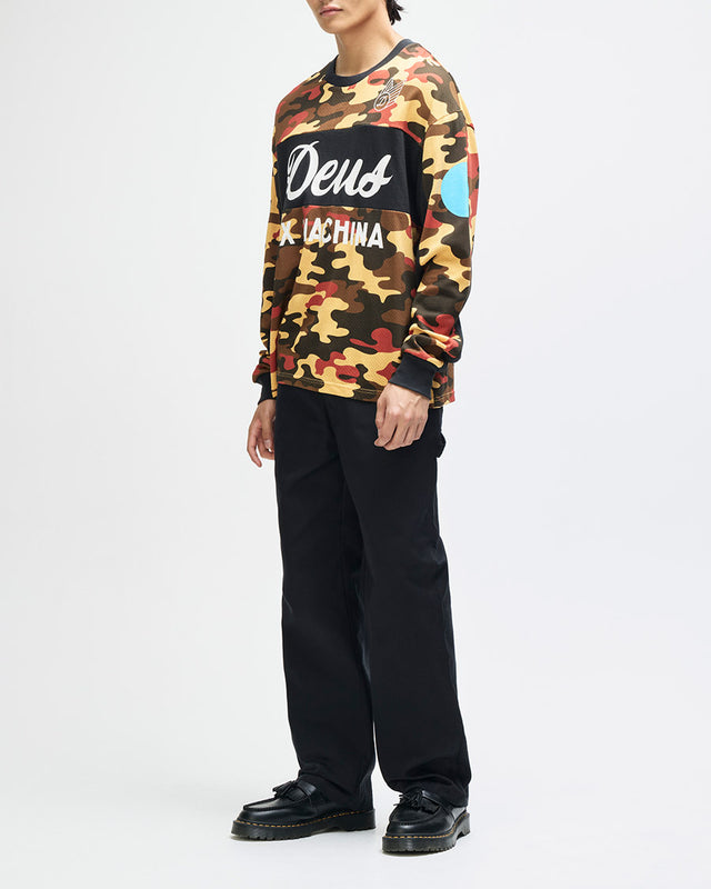 Moto Jersey Loose Fit Ombre - Bege