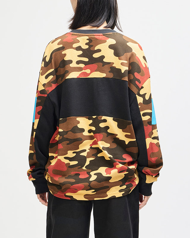 Moto Jersey Loose Fit Ombre - Bege