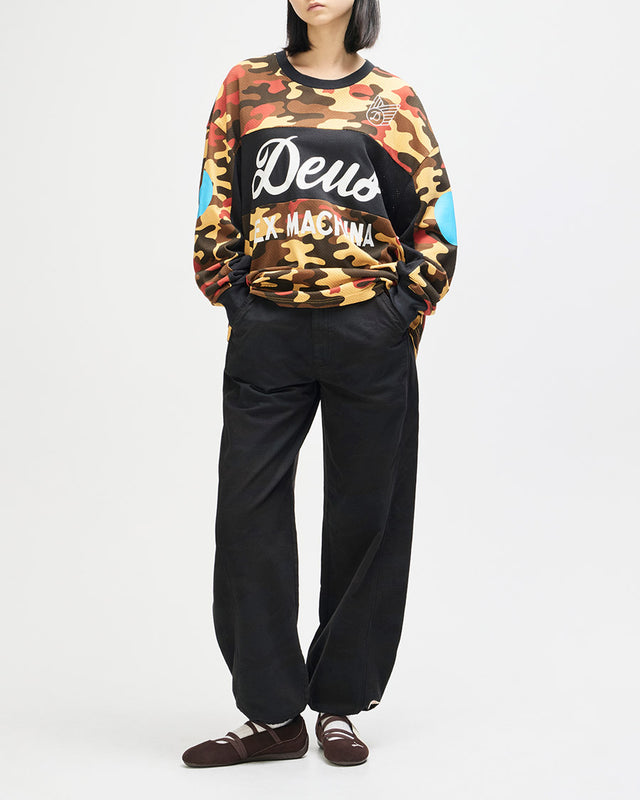 Moto Jersey Loose Fit Ombre - Bege