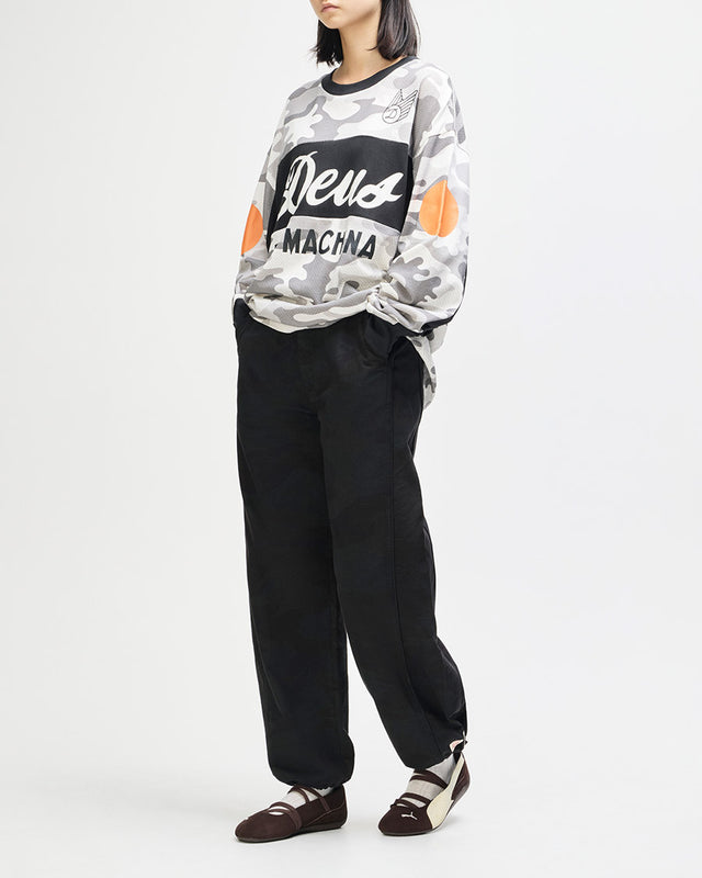 Moto Jersey Loose Fit Ombre - Cinza