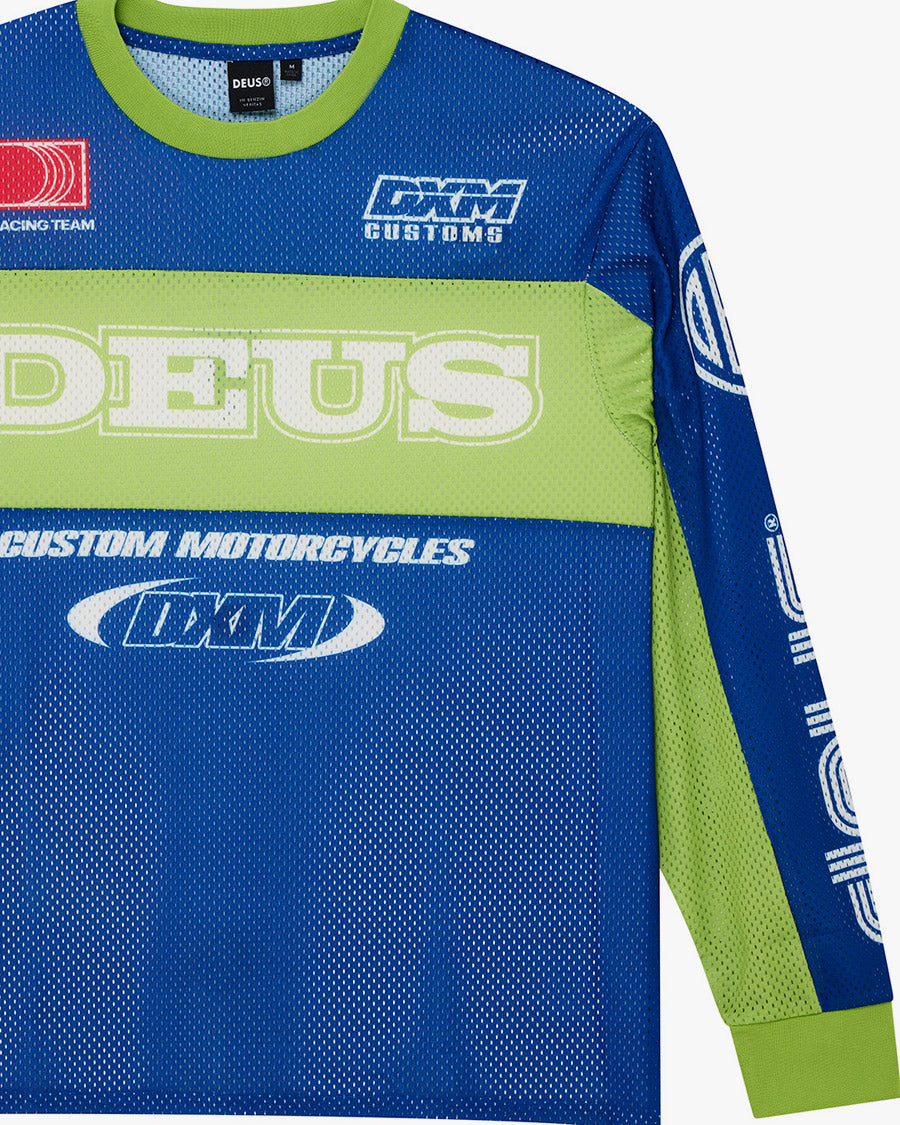 Moto Jersey Oversized Step Out - Azul – Deus Ex Machina Brasil