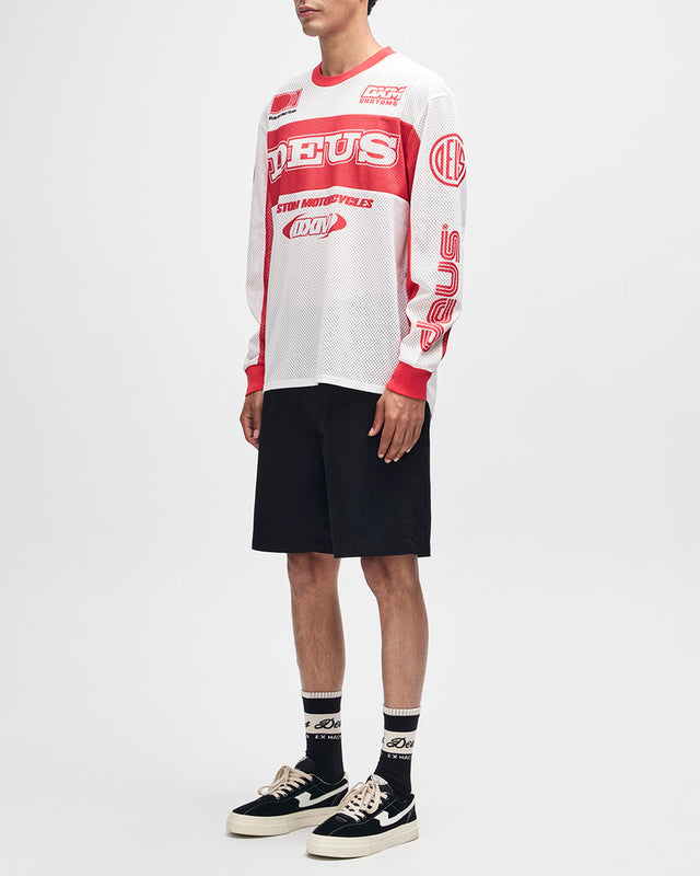 Moto Jersey Oversized Step Out - Vermelha