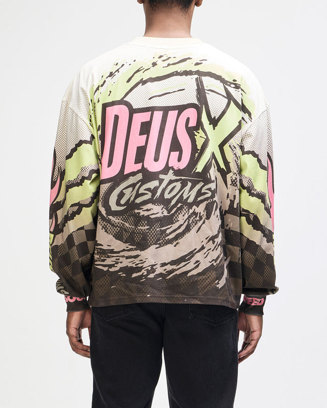 Moto Jersey Oversized Walkover - Off White