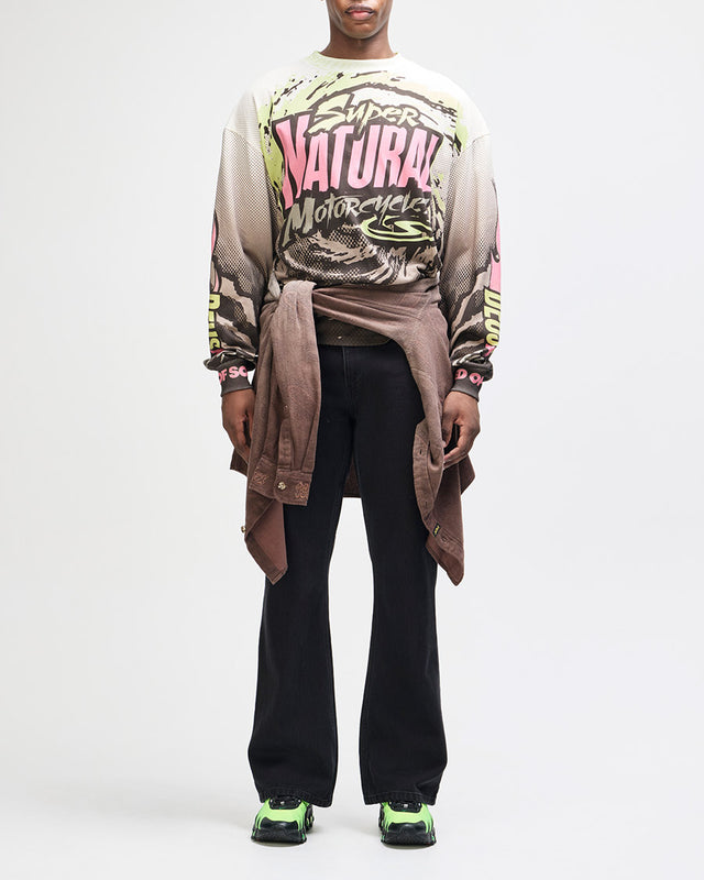 Moto Jersey Oversized Walkover - Off White